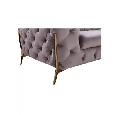 Design Chesterfield Sofa 2-Sitzer Couch Polster Textil Sofas Samt Neu Zweisitzer.  Návrh pohovky Chesterfield 2-místná pohovka s potahem z textilu, sametu, nová dvoumístná.