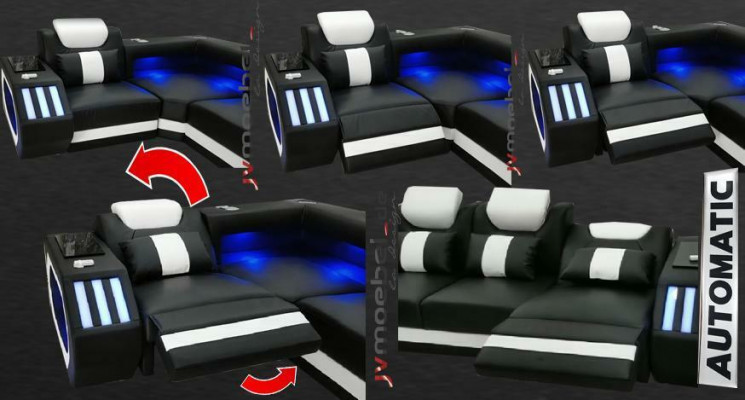 Design Kovový potah sedacího koutového pokoje s USB designovou soupravou sedacích souprav z nového kůže