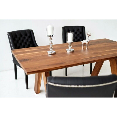 Stůl Moderní jídelní stůl Dřevo Design Dřevěný stůl Obývací stoly Jídelna
