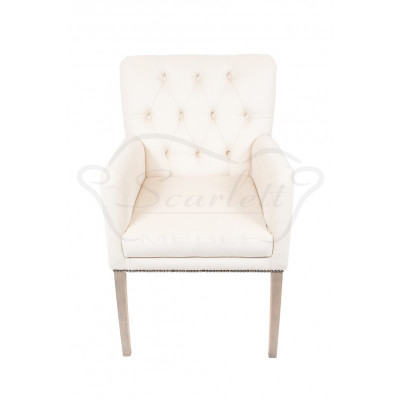 Design křesla Chesterfield s potahem z textilu pro hotelovou skupinu 8ks sestava nových křesel.
