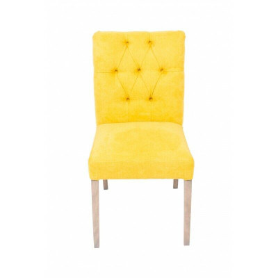 Moderní designové křesla Chesterfield Židle žluté sady Stylové čalouněné židle x10 dílů.