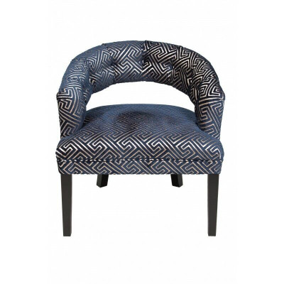 Design křesla Chesterfield sada židlí textilní polstrované hotelové skupiny 4x set