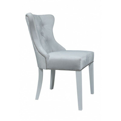 Designer židle Chesterfield Potahování Židle Sada židlí Textilní potah Sedadlo 10x Set