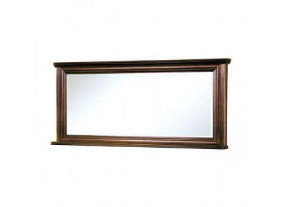 Klasický designový zrcadlo s rámem z pravého dřeva XXL 157x71 - Model W-L1