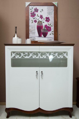 Bar Vitrínová Skříň Komoda Skříně Skříňky Designérské XXL Velký Obývací Pokoj MI-KB