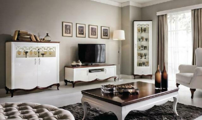 Bar Vitrínová Skříň Komoda Skříně Skříňky Designérské XXL Velký Obývací Pokoj MI-KB