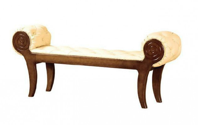 KLASICKEJ POUF RETRO RUSTIKÁLNÍ POUFF OTOMAN LAVICE BENCH - Model N