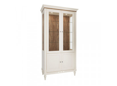 Klasická vitrína komody vitríny skříň s prosklením skříň se sklem FL-W2