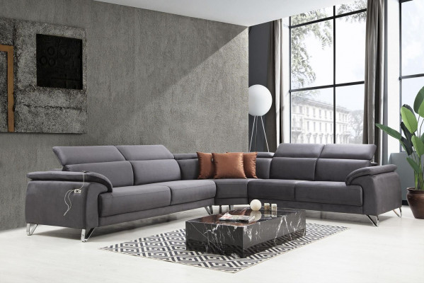 Sofa Rozkládací pohovka Pohovka rohová L-tvar Pohovka se sedadly Moderní nábytek Luxusní Nábytek Obývací pokoj