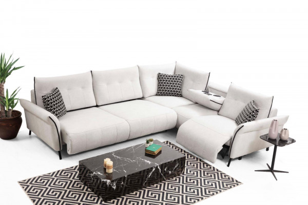 Rošt rozložitelný gauč pohovka čalouněný textil nábytek moderní design nový