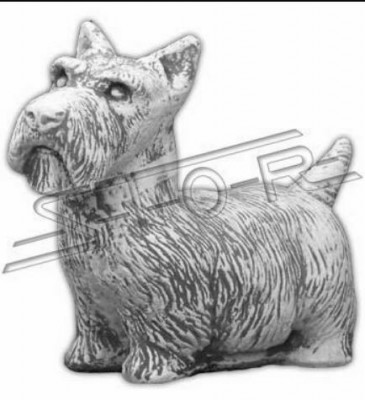 Zahrádková dekorace Pes Terasa Kámen Sochy Dekorativní Bílý Socha Figurína