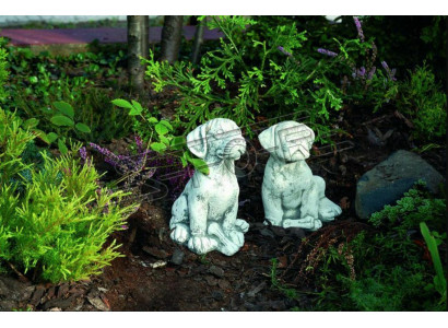 Zahrada Dekorace Pes Terasa Kámen Sochy Figurína Dekorace Socha