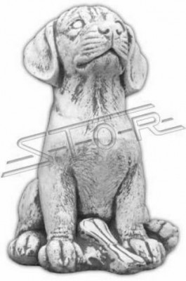 Zahrada Dekorace Pes Terasa Kámen Sochy Figurína Dekorace Socha