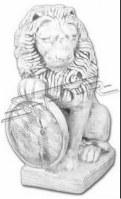 Zahradní dekorace Lev Přírodní Socha Soška Sochy Designérské Sochy