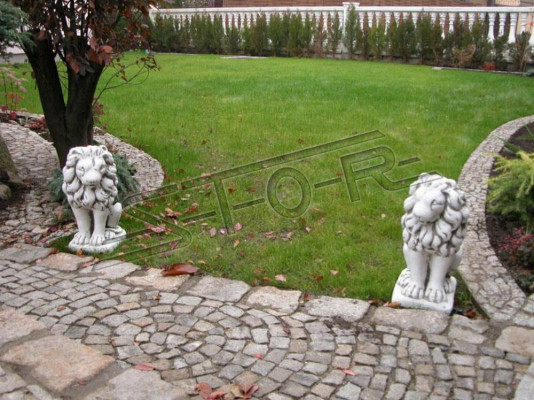 Zahradní dekorace socha lva sochařská přírodní figuríny sochařského designéra