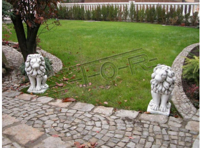 Zahradní dekorace socha lva sochařská přírodní figuríny sochařského designéra