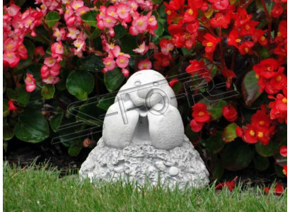 Zahrada Dekorace Krtík Terasa Kámen Figurky Figura Dekorace Socha