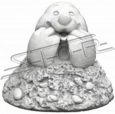 Zahrada Dekorace Krtík Terasa Kámen Figurky Figura Dekorace Socha