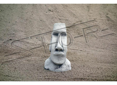 Zahrada Dekorace Moai Terasa Kamenné Sochy Figura Dekorativní Socha