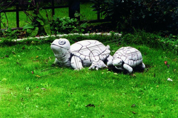 Zahradní dekorace soška želvy terása kamenná socha figurka dekorace socha