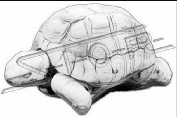 Zahradní dekorace soška želvy terása kamenná socha figurka dekorace socha