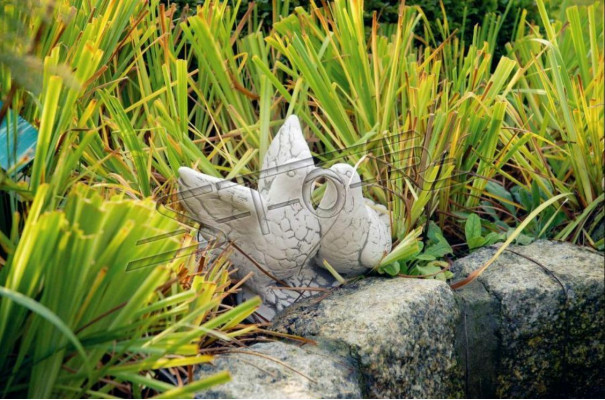 Zahradní výzdoba Holuby Terasa Kámen Figury Figurína Socha Sochařství