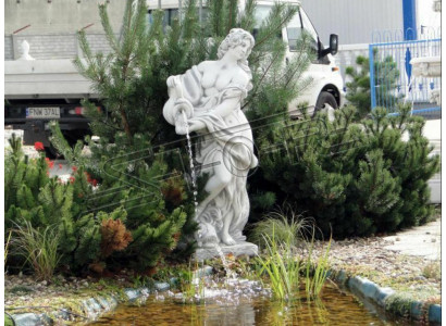 Socha zahrady "Paní Fontaine" 140 cm, socha člověka vyrobena z betonu