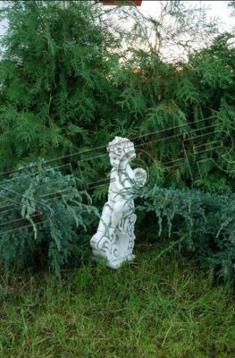 Grabschmuck Grab Stein Dekoration Figur Engel Skulptur Gott Deko Heilig