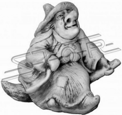 Kouzelnice 26cm socha Design Figurína Socha zahrady Sochy sochy