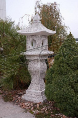 Japonská zahrada Domov Dekorace Socha Figuríny Figurka Příroda Bílá Sochy