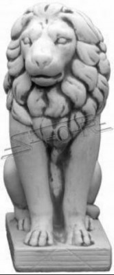 Lvi zahradní socha Dekorativní zahradní terasová socha Sochy sochání