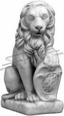 Lev zahradní figurína terasová zahradní socha dekorativní figurky sochy