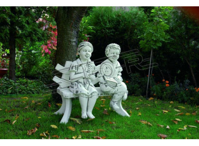 Dívčí sedící figura sochy Figury Socha Dekorativní sochy Zahrada