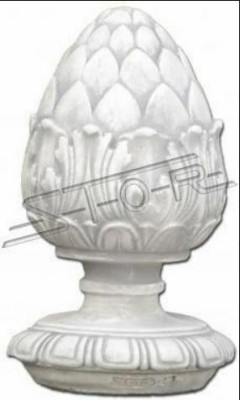 Zed zahradní terasa dekorace soška vase květinová výzdoba zední potrubí