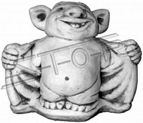 Troll socha design figurka socha postava zahrada sochy