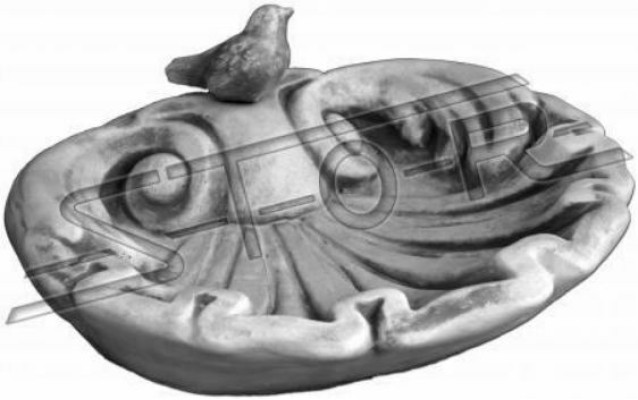 Pták napáječ socha dekor design figurína socha zahradní figurky sochy