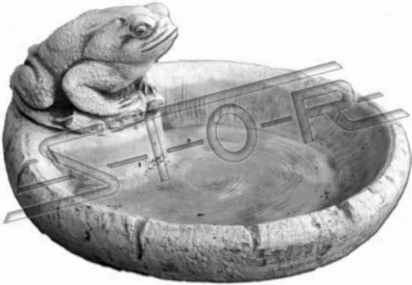 Ptáci Pítornička Socha Design Figura Socha Dekorace Zahrada Figurky Sochy