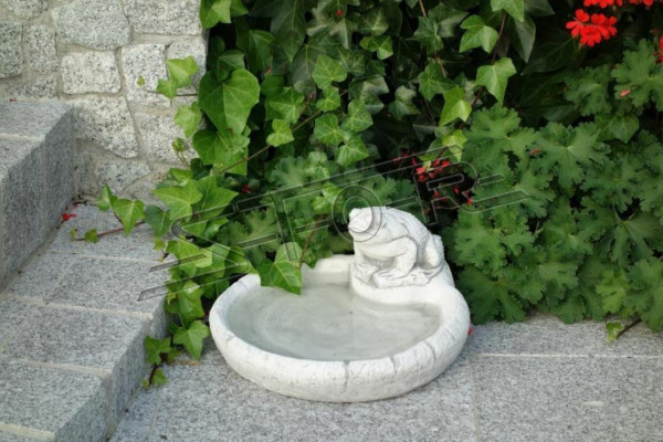 Ptáci Pítornička Socha Design Figura Socha Dekorace Zahrada Figurky Sochy