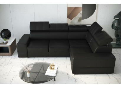 Rohová sedací souprava Pohovka Pohovky Textilie Postel Funkce Design L Tvar Moderní Luxusní Pohovky Nový