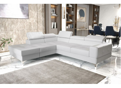 Rohová sedací souprava ve tvaru L - pohovka - obývací krajina - polstrování - multifunkční - design - moderní - textil
