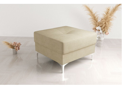 Hocker Textil Nový Moderní Bílá Barva Malý Design Tkanina Pohovka Samet