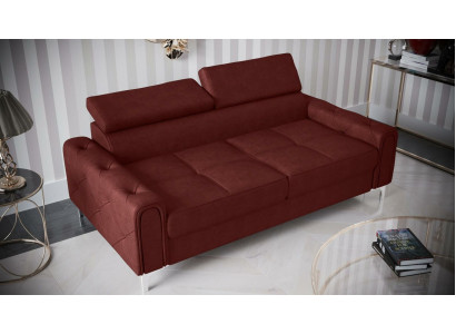 Design Pohovky Luxusní Polstrovaný Nábytek Pohovka Sedák Kov Textil Nový 186x100cm