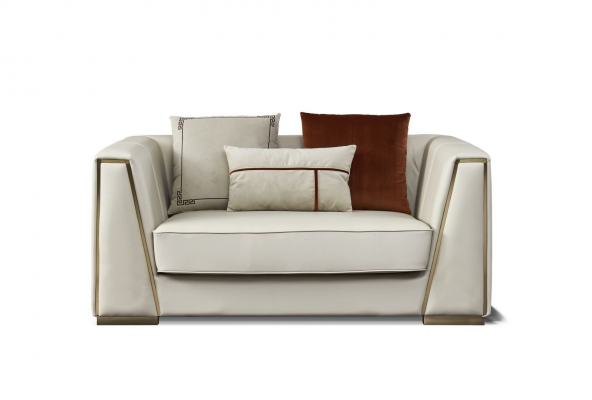 Design Polster Sitz Couch 2 Sitzer Zweisitzer Sofa Sofas Couchen Textil Stoff  Návrh Čalouněné sedačka 2místná Pohovka Sofy Sedací Soupravy Tkanina Tkanina