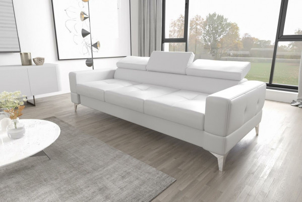 Třísedák Pohovka čalouněná Designová Sofa Moderní třímístná sedací souprava Růžové pohovky