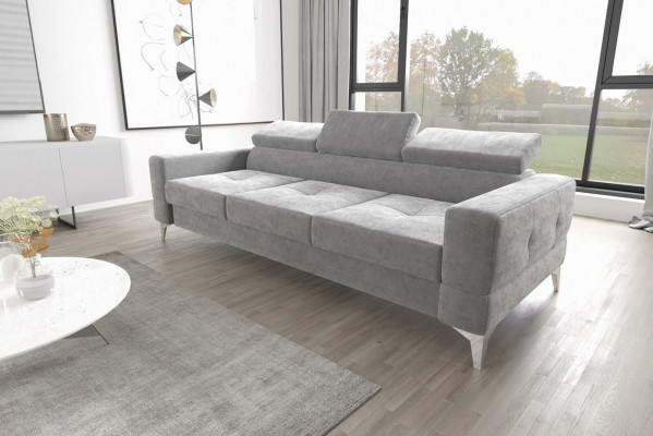 Třísedák Pohovka čalouněná Designová Sofa Moderní třímístná sedací souprava Růžové pohovky