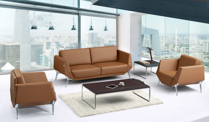 Kůžená pohovka, sedací souprava, 3místná, moderního designu, sedací souprava, gauč.