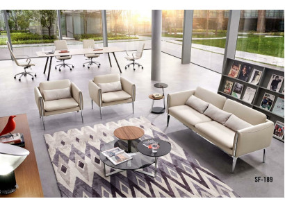 Moderní sedací souprava 3+1+1 sedačka Sofa Couch Potah Dekorace Souprava gaučů