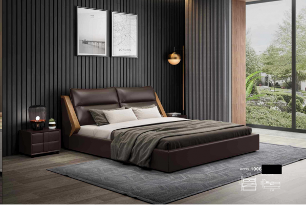 Postel Polstrový Design Luxus Dvojitý Hotelový Pokoj S Manželskou Postelí 180x200cm Kožená