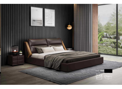 Postel Polstrový Design Luxus Dvojitý Hotelový Pokoj S Manželskou Postelí 180x200cm Kožená