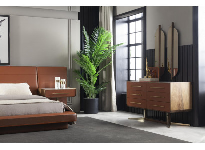 Luxus skříň s designovými nohama ve zlaté barvě Sideboard Kommoden.